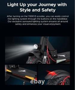 ENGWE Y600 Electric Scooter 850W Off-Road E-Scooter 48V 18.2Ah 10 Tire 28MPH
