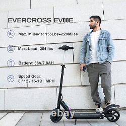 EVERCROSS EV08E Electric Scooter, Electric Scooter for Adults with 8 Solid Tire