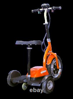 EWheels EW-18 Electric 3 Wheel Mobility Scooter Sit or Stand 350W Orange 15mph