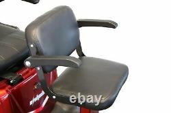 EWheels EW-66 3 Wheel RED Electric Mobility 2 Passenger Scooter 15MPH NOTAX
