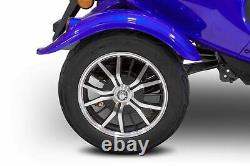 EWheels EW-Bugeye, 3 Wheels Mobility Scooter, Range 40 Miles, Cap 350 LBS, Red