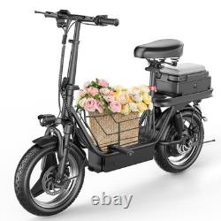 E-Scooter with Seat 30 MPH 43 Miles Range 14'' 1500W Electric Scooter For Adult