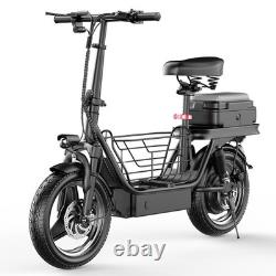 E-Scooter with Seat 30 MPH 43 Miles Range 14'' 1500W Electric Scooter For Adult