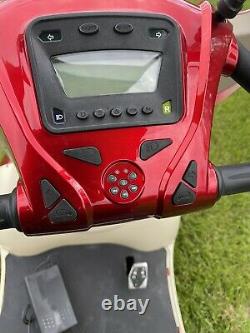 E-Wheels EW-54 4-Wheel High Power Electric Mobility Scooter withCanopy, Red