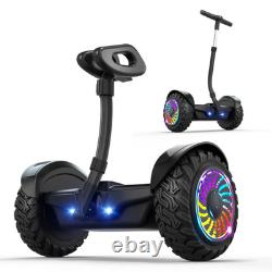 Electric 10 Inch Self-Balancing Scooter for Kids and Adults, Bluetooth Speakers
