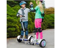 Electric 10 Inch Self-Balancing Scooter for Kids and Adults, Bluetooth Speakers
