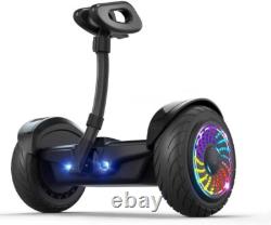 Electric 10 Inch Self-Balancing Scooter for Kids and Adults, Bluetooth Speakers
