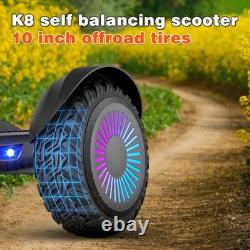 Electric 10 Inch Tire Self-Balancing Scooter for Kids and Adults, App, K8 Model