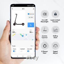 Electric Folding Scooter 350W 8.5 Tires 15.5Mph Adult E-scooter APP Control
