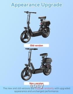 Electric Scooter 1000W 48V 15Ah 25MPH Foldable E-Scooter with Seat for Adults Electric Scooter 1000W 48V 15Ah 25MPH Foldable E-Scooter with Seat for Adults