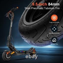 Electric Scooter 1000W Motor 25MPH 25-35Miles 624Wh Battery Fingerprint Unlock