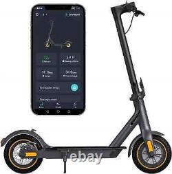Electric Scooter 10 Solid Tires 600W Peak Motor Up to 20Miles Range 19Mph Speed