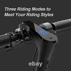 Electric Scooter 10 Solid Tires 600W Peak Motor Up to 20Miles Range 19Mph Speed
