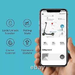 Electric Scooter 10 Solid Tires 600W Peak Motor Up to 20Miles Range 19Mph Speed