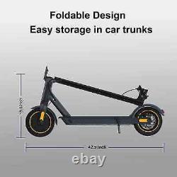 Electric Scooter 10 Solid Tires 600W Peak Motor Up to 20Miles Range 19Mph Speed
