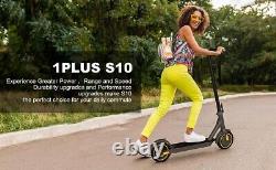 Electric Scooter 10 Solid Tires 600W Peak Motor Up to 20Miles Range 19Mph Speed