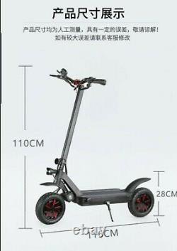 Electric Scooter 10 inch Wheels. 52v 20.8Ah Battery. 1000W, Disc Brakes. Folds