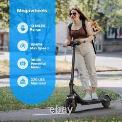 Electric Scooter, 13 Miles Range, Commuter E-Scooter for Adults, Suspension & APP