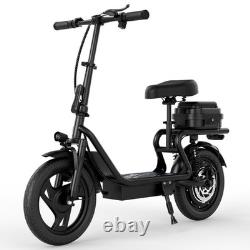 Electric Scooter, 14'' Foldable E-Scooter Suspension Rang 28-62Miles