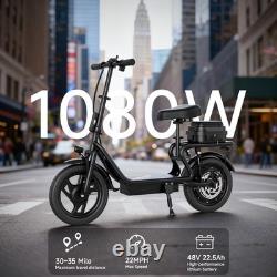 Electric Scooter, 14'' Foldable E-Scooter Suspension Rang 28-62Miles
