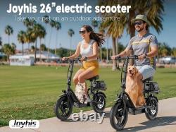 Electric Scooter, 14'' Foldable E-Scooter Suspension Rang 28-62Miles