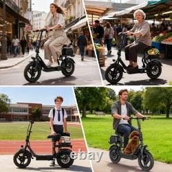 Electric Scooter, 14'' Foldable E-Scooter Suspension Rang 28-62Miles