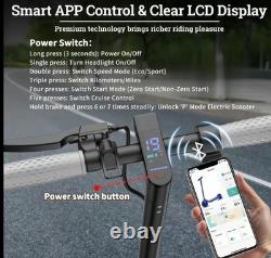 Electric Scooter -19 MPH Max Speed, 8.5Honeycomb Solid Tires, 350W Motor, 12