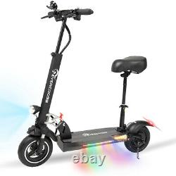 Electric Scooter 28MPH 10AH Folding E-Scooter 800w Motor For Adults Black