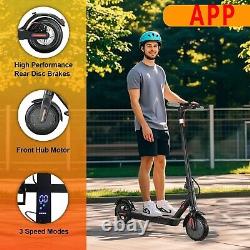 Electric Scooter 350W 26mi Adult Front Suspension Urban Commuter E-Scooter withAPP