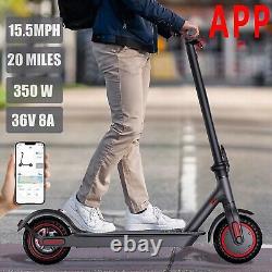Electric Scooter 350W 26mi Adult Front Suspension Urban Commuter E-Scooter withAPP