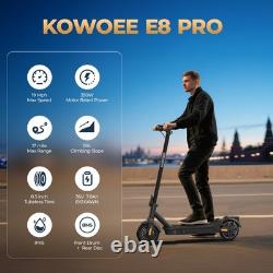 Electric Scooter 350W Powerful Motor 8.5 Solid Tires 20Mph 17 Miles Range