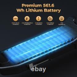 Electric Scooter 350W Powerful Motor 8.5 Solid Tires 20Mph 17 Miles Range