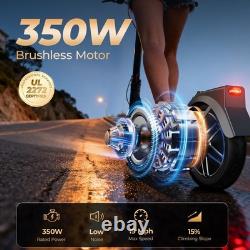 Electric Scooter 350W Powerful Motor 8.5 Solid Tires 20Mph 17 Miles Range