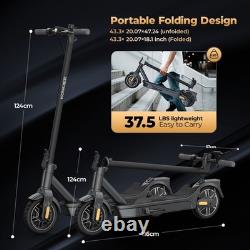 Electric Scooter 350W Powerful Motor 8.5 Solid Tires 20Mph 17 Miles Range