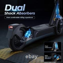 Electric Scooter 350W Powerful Motor 8.5 Solid Tires 20Mph 17 Miles Range