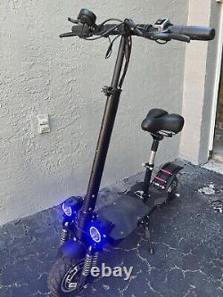 Electric Scooter 40 Mph Dual Motor 2600W 10 inch Fat Tire Foldable