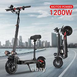 Electric Scooter 48v 1200W For Adult 11Off Road Fat Tires Fast Speed USAV1