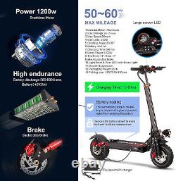 Electric Scooter 48v 1200W For Adult 11Off Road Fat Tires Fast Speed USAV1
