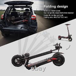 Electric Scooter 48v 1200W For Adult 11Off Road Fat Tires Fast Speed USAV1