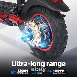Electric Scooter 48v 1200W For Adult 11Off Road Fat Tires Fast Speed USA MAX Wq