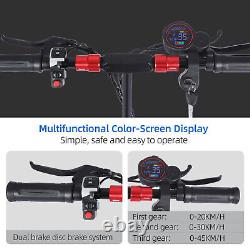 Electric Scooter 48v 1200W For Adult 11Off Road Fat Tires Fast Speed USA MAX Wq