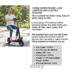 Electric Scooter 48v 1200W For Adult 11Off Road Fat Tires Fast Speed USA MAX Wq