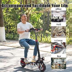 Electric Scooter 48v 1200W For Adult 11Off Road Fat Tires Fast Speed USA MAX Wq