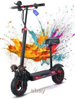 Electric Scooter 48v 1200W For Adult 11Off Road Fat Tires Fast Speed USA MAX Wq
