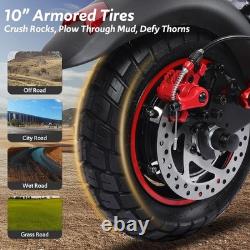 Electric Scooter 48v 1600W For Adult 10Off Road Fat Tires Fast Speed USA MAX