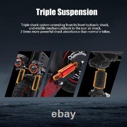 Electric Scooter 48v 1600W For Adult 10Off Road Fat Tires Fast Speed USA MAX