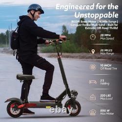 Electric Scooter 48v 1600W For Adult 10Off Road Fat Tires Fast Speed USA MAX
