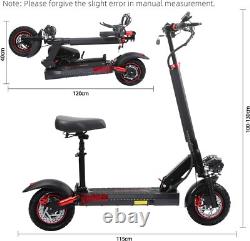 Electric Scooter 48v 800W For Adult Folding 10 Off-Road Fat Tires Fast Speed