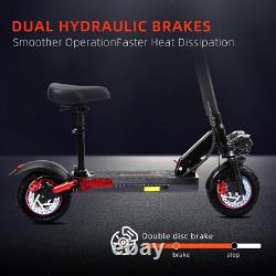Electric Scooter 48v 800W For Adult Folding 10 Off-Road Fat Tires Fast Speed