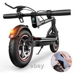 Electric Scooter 500W Foldable E Scooter 22MPH Max Speed Long Range 10'' Tires